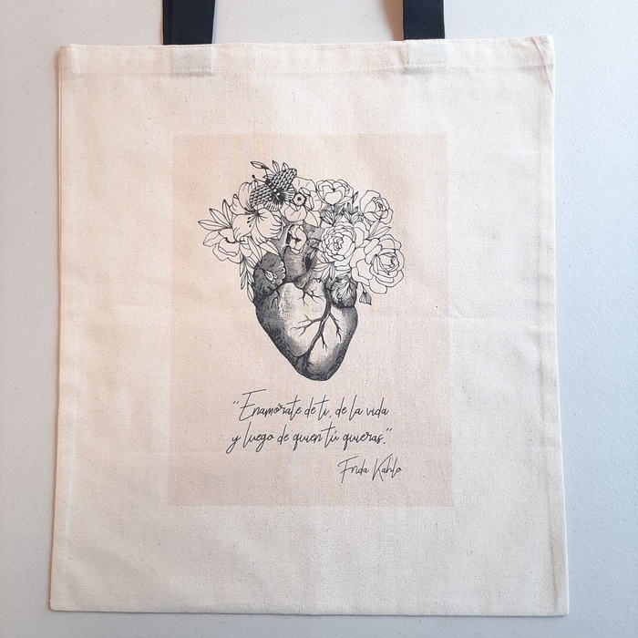 Bolsa Crea Frase Frida CARO HEVIA TEXTIL