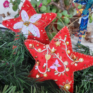 Kit Navidad Estrellas Rojas