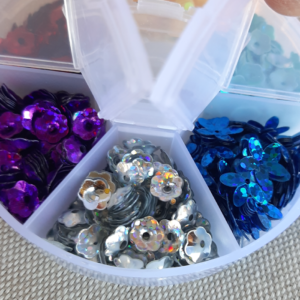 Caja Mix Lentejuelas Flor