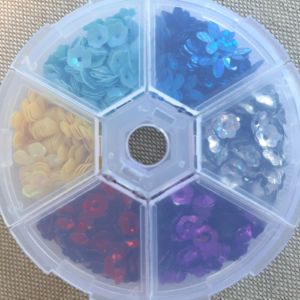 Caja Mix Lentejuelas Flor