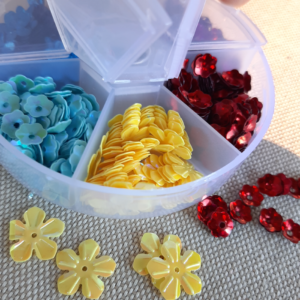 Caja Mix Lentejuelas Flor