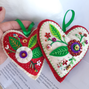 Kit Corazones Navideños