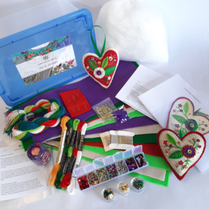 Kit Corazones Navideños