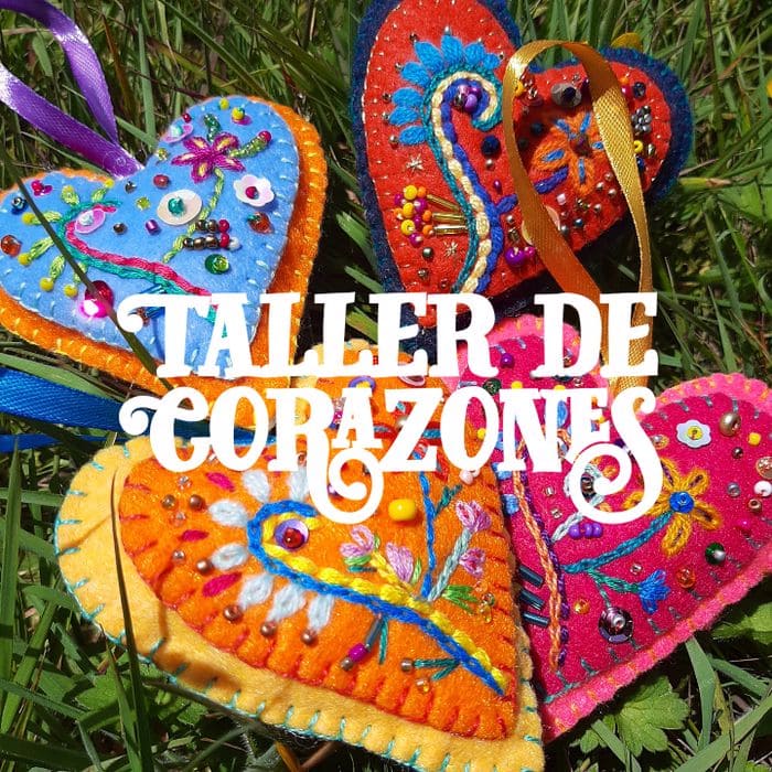Taller Corazones y Buenos Deseos con Kit , 10 Enero