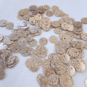 Lentejuelas Glitter Dorado