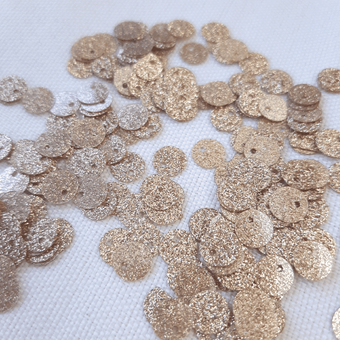 Lentejuelas Glitter Dorado