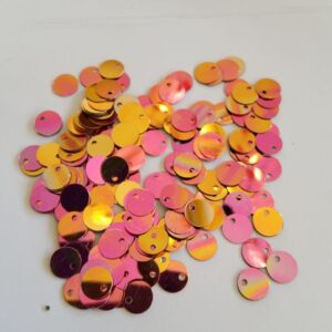 Lentejuelas Tornasol Fucsia 6mm