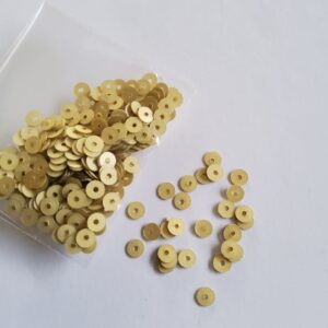 Lentejuelas Beige Mate 4mm