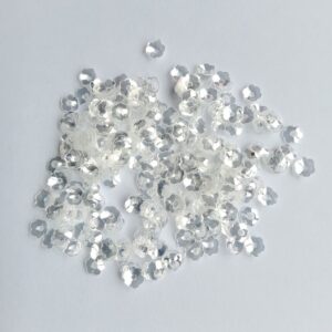 Lentejuelas Flor Blanco 5mm