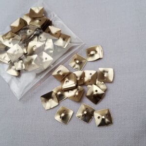 Lentejuelas Tacha Dorado 9mm