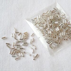 Canutillo Miyuki Plateado 3mm