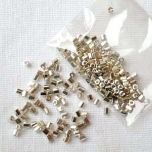 Mostacillas Plata Miyuki Hexagonal 2mm