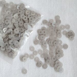 Lentejuelas Gris Gloss 4mm