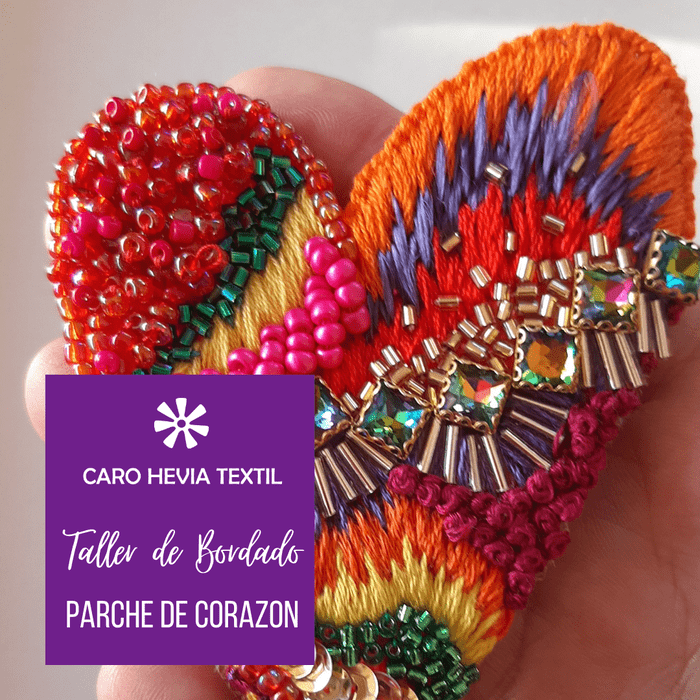 Taller de Parche Corazón - Sab 19 Octubre
