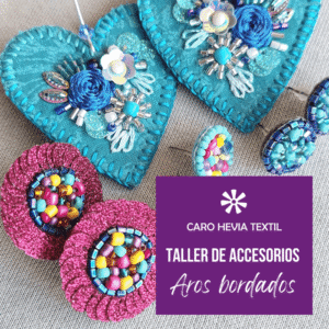 Taller de Aros Bordados – Online 2 sesiones Octubre 2025