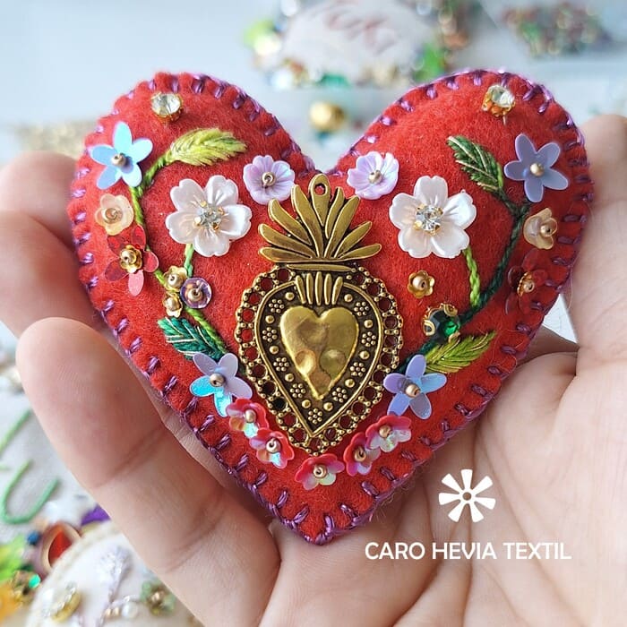 Taller de Corazones Navidad sin Kit-presencial 13 dic - Imagen 3