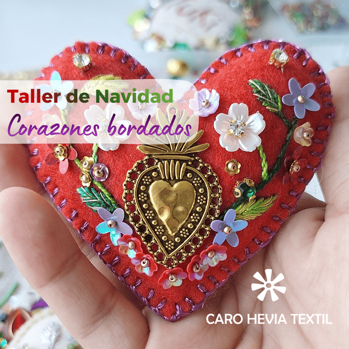 Taller de Corazones Navidad sin Kit-presencial 13 dic